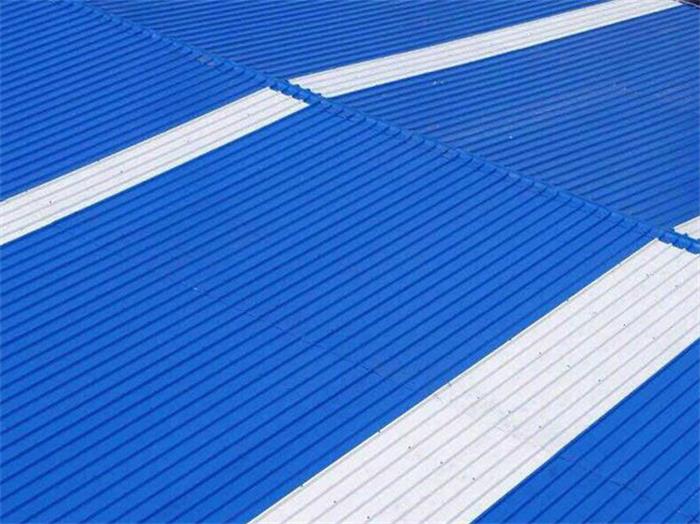 PVC藍(lán)色樹脂瓦案例